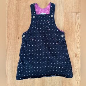 Maman Jojo Bebe overall polka dot dress 2-3T